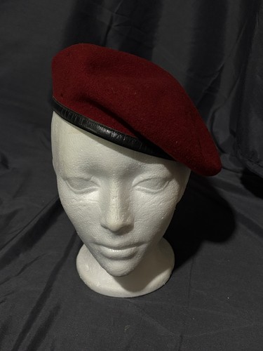 French army maroon beret - french,