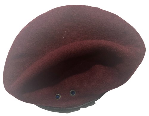Maroon beret 58cm military - beret,