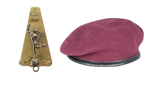 Royal signals maroon beret - maroon,