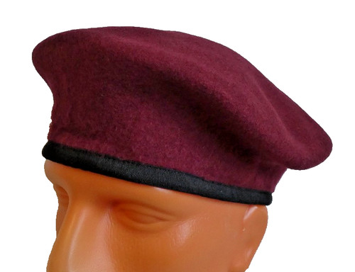 Maroon beret 100 - beret, wool