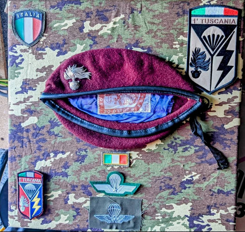 Italian army maroon - italian, military