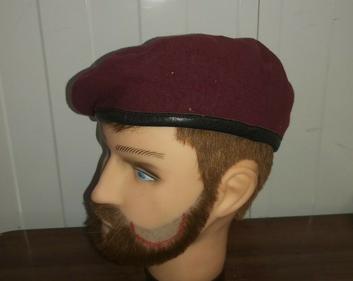 Beret maroon german army - maroon,
