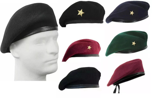Beret cap with - beret, hat