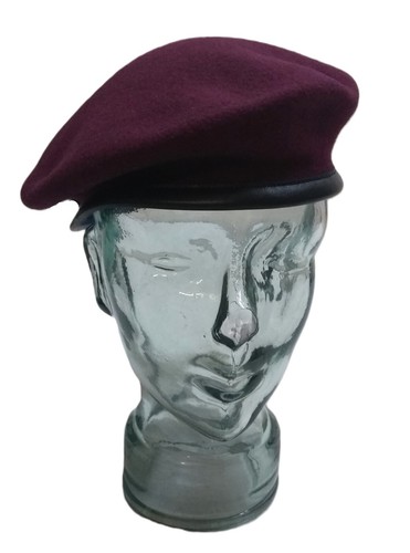Maroon beret army allarms - maroon,
